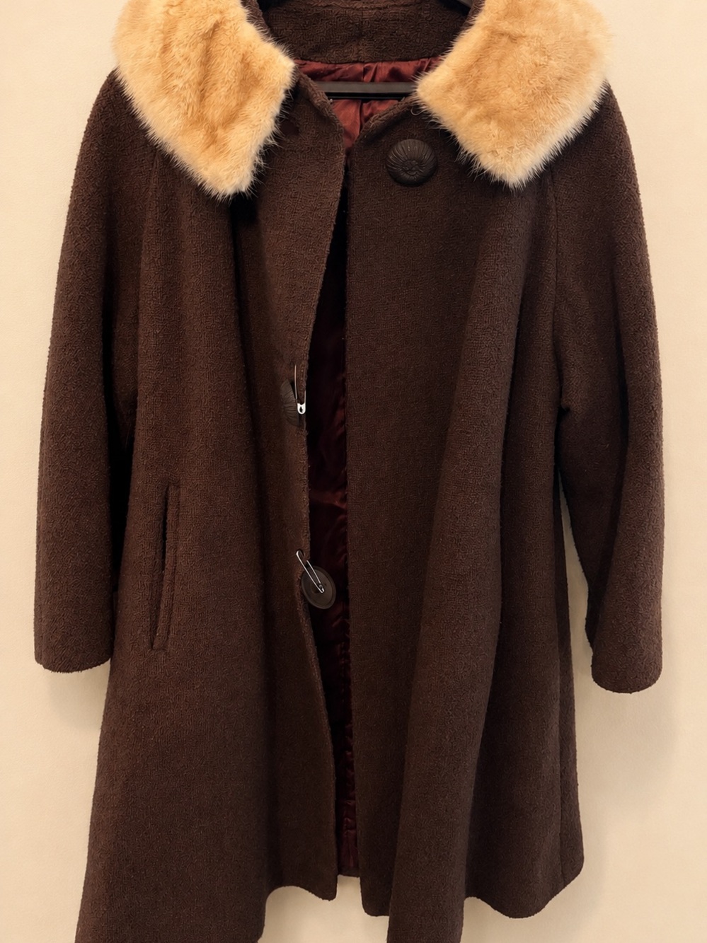 Vintage Swing Coat Michel Daniel - Picture 2 of 10